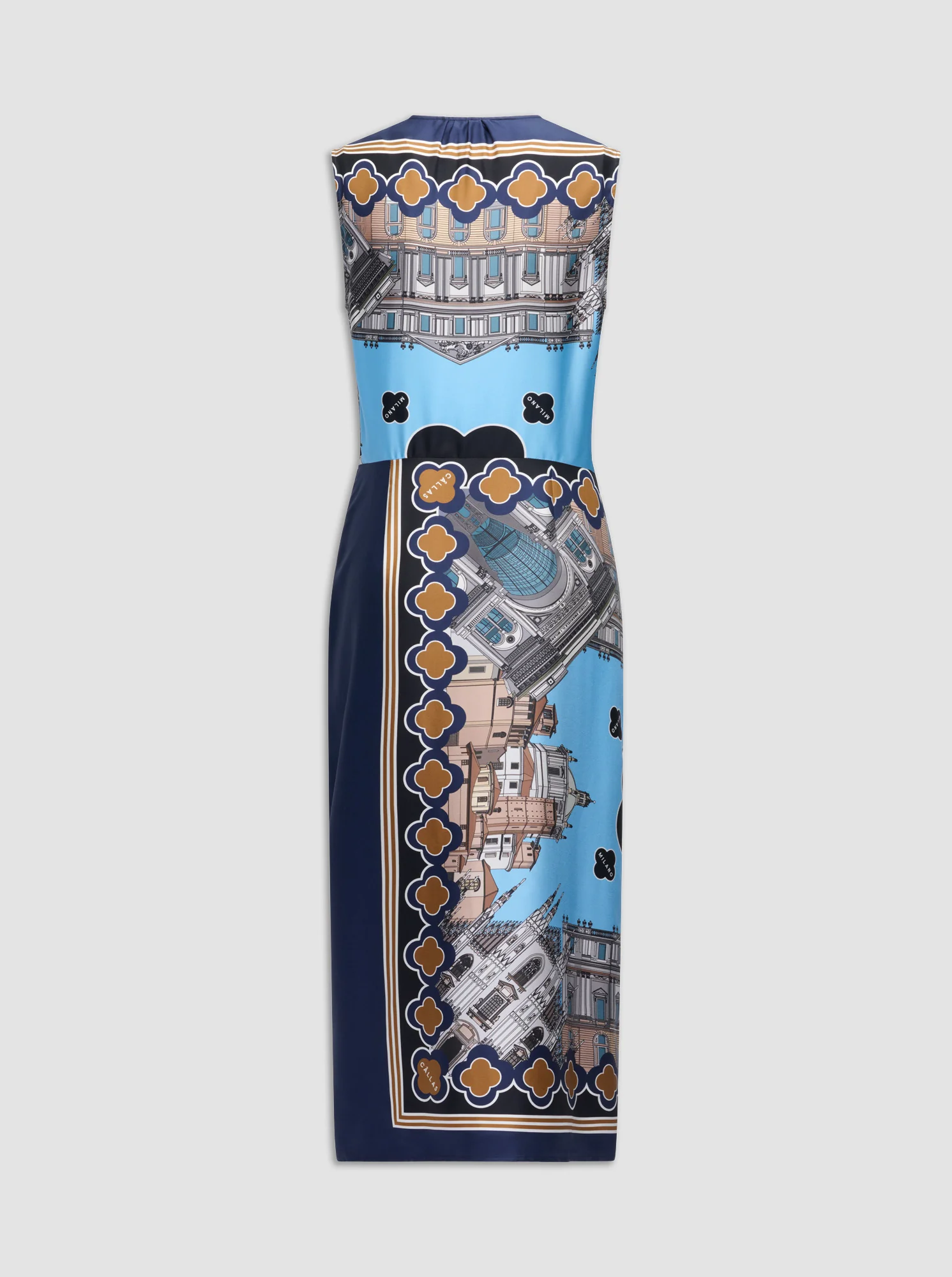 AGNES Wrap dress Navy/Mare - Image 5