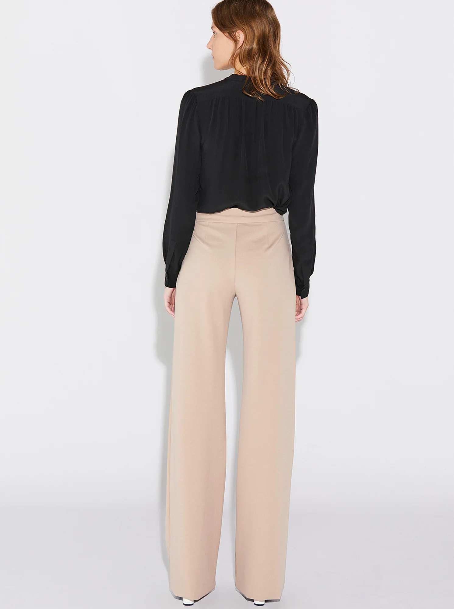 ANOUK Stretch Crepe Pant Taupe - Image 4