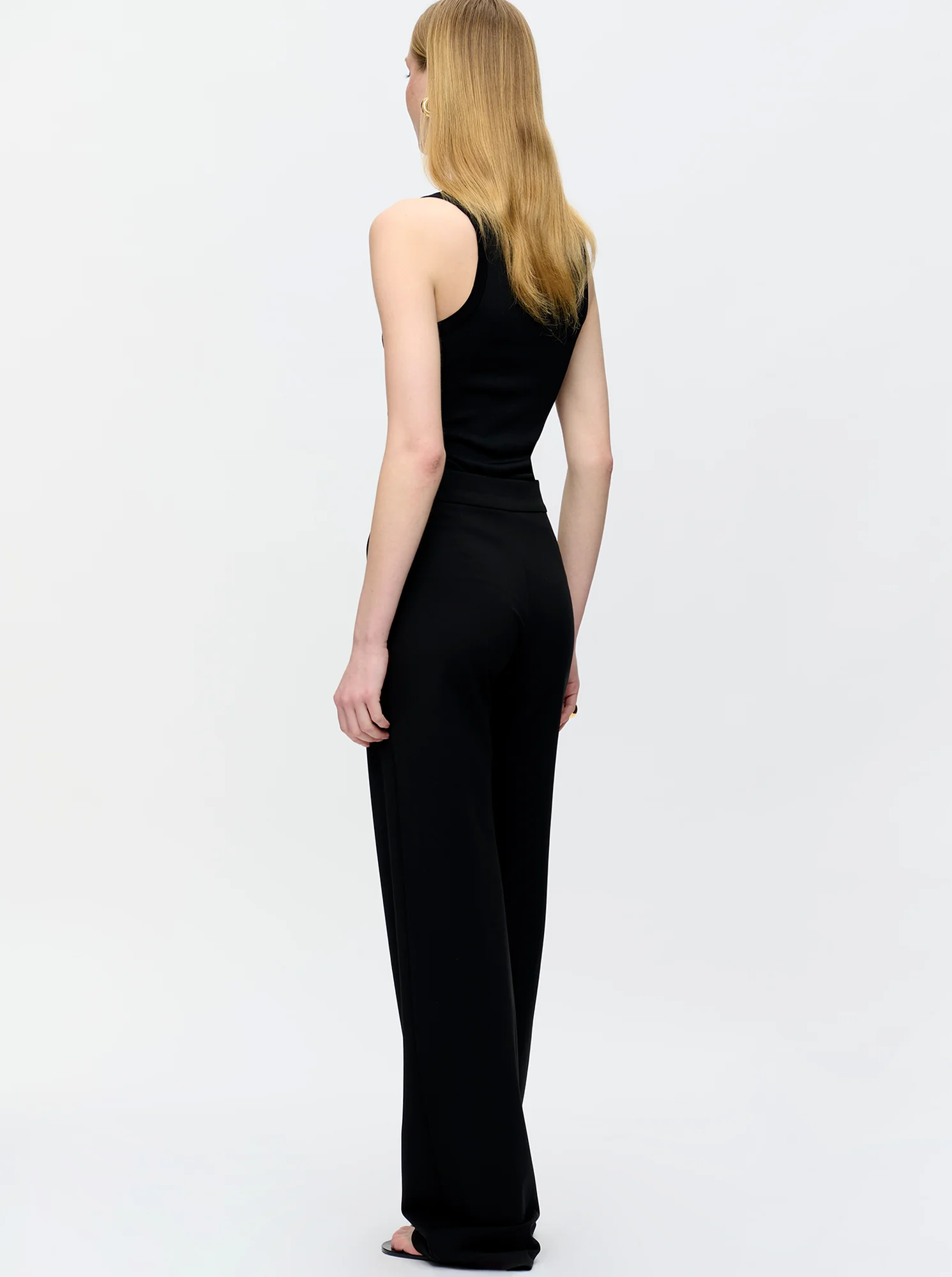 ANOUK Stretch Crepe Pant Black - Image 3
