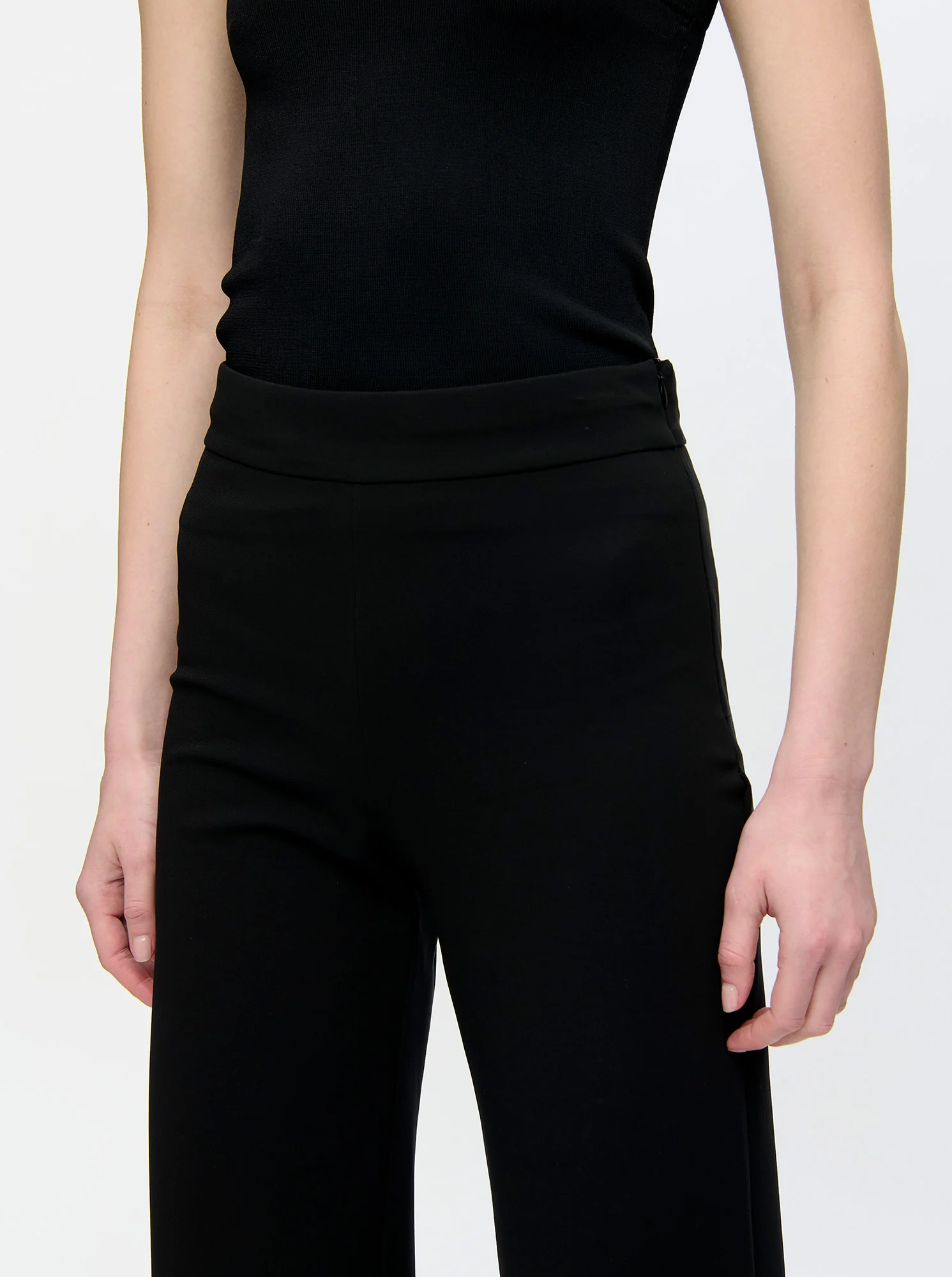 ANOUK Stretch Crepe Pant Black - Image 4