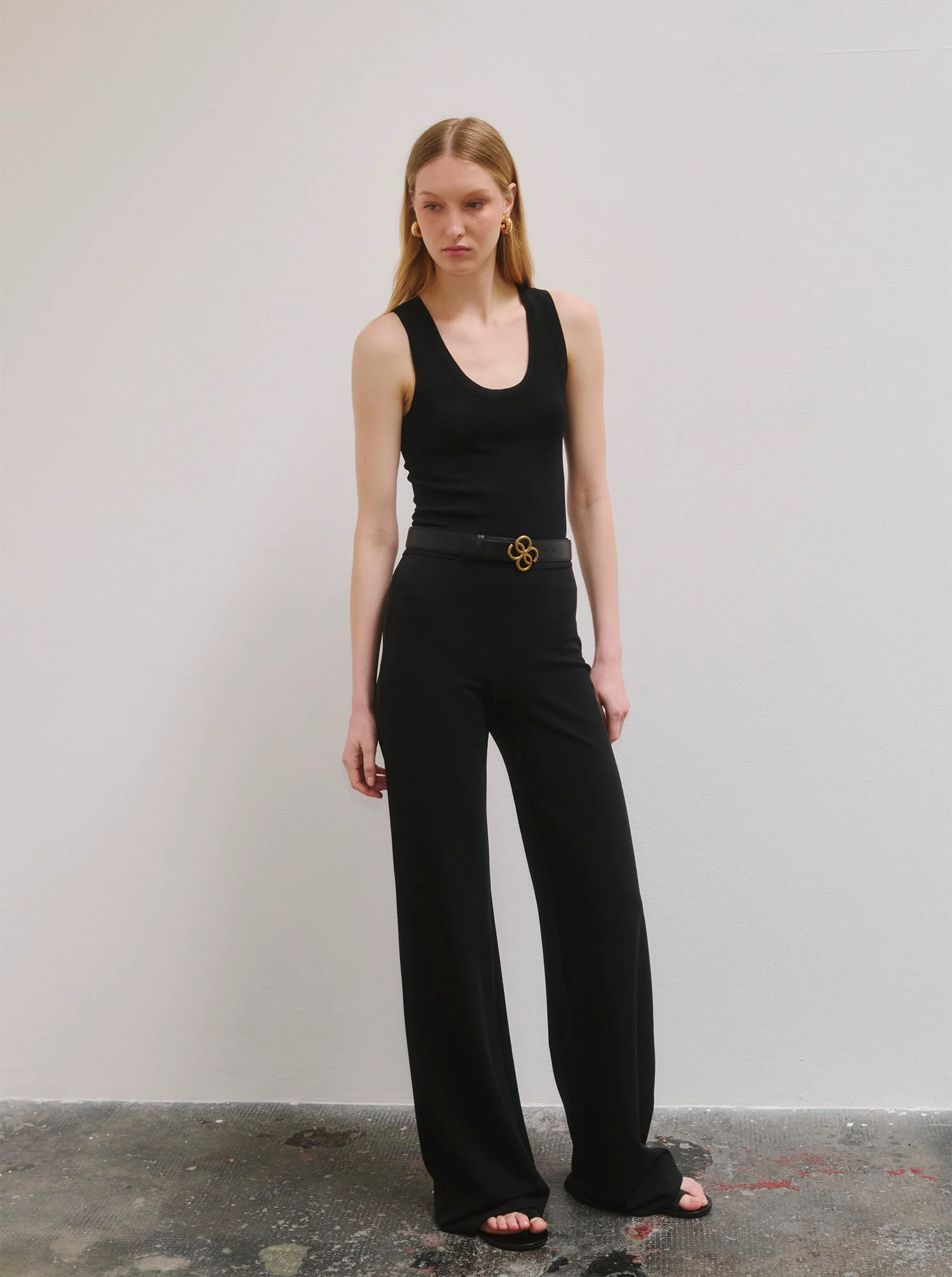 ANOUK Stretch Crepe Pant Black - Image 5
