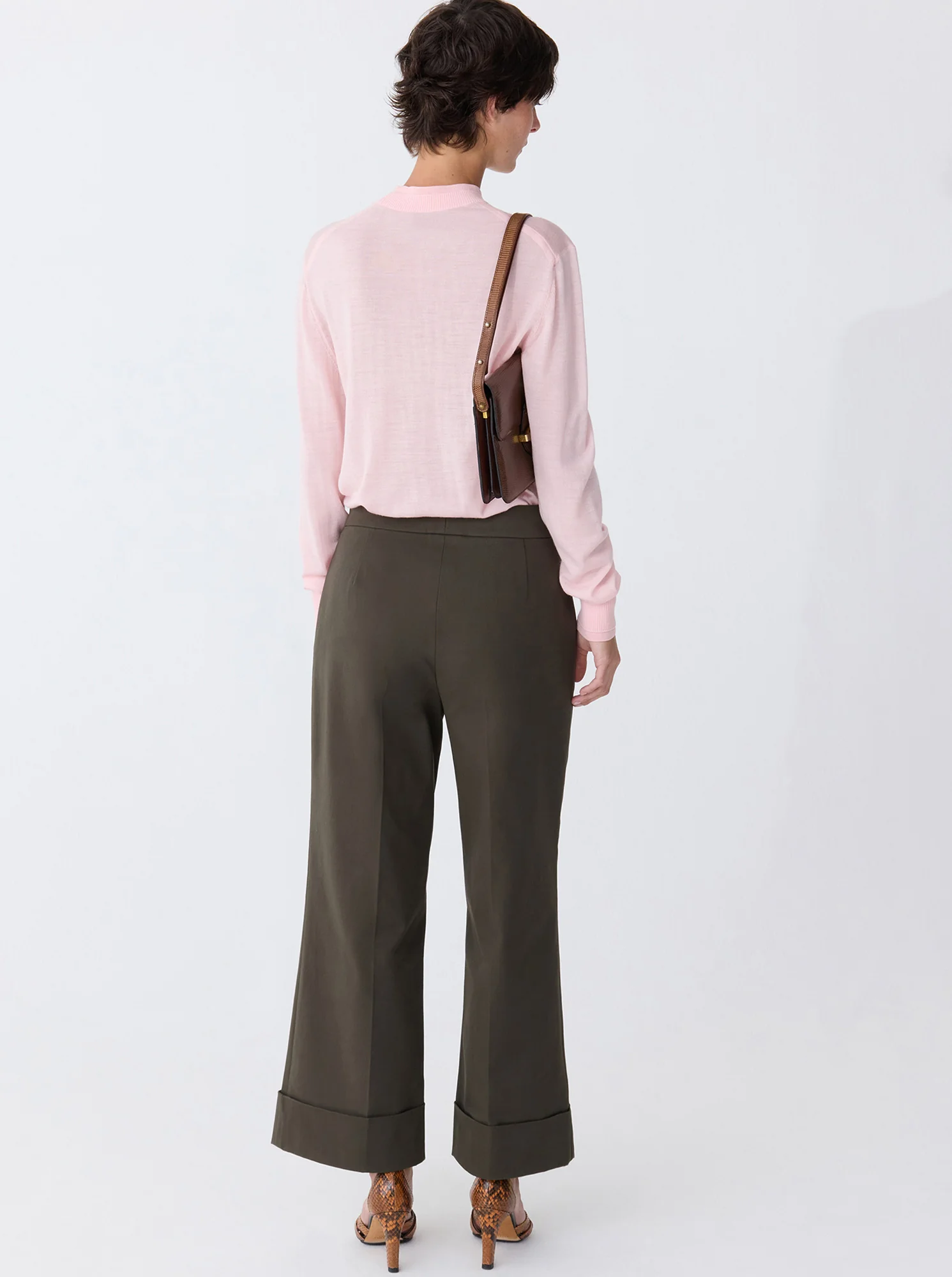 BRODY Crop/cuff Pant Forest - Image 3