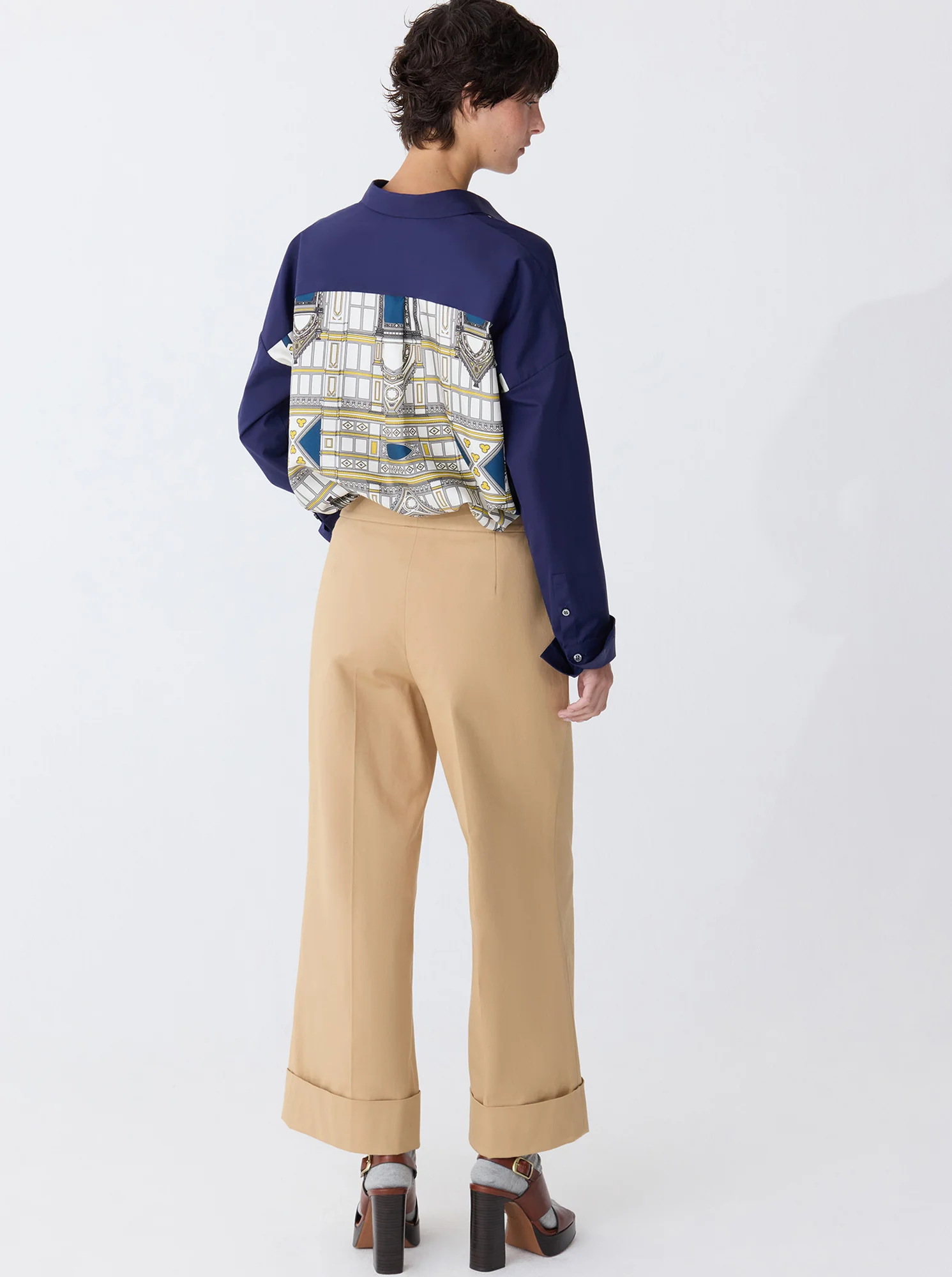 BRODY Crop/cuff Pant Pale Camel - Image 4