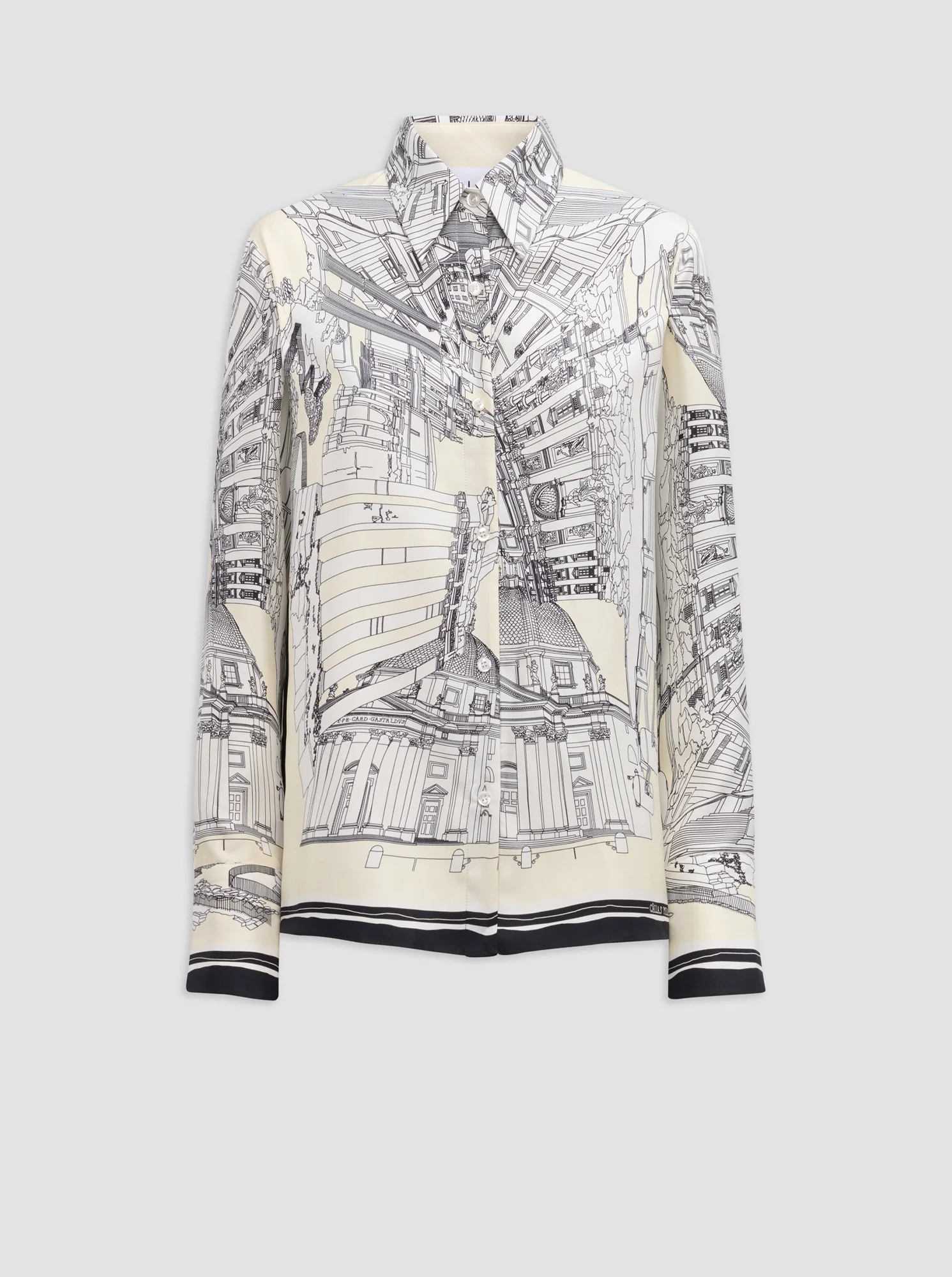 CAMERON Rome silk shirt White - Image 4