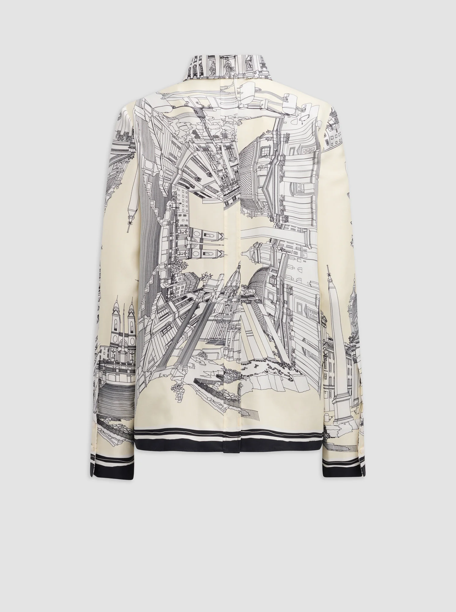 CAMERON Rome silk shirt White - Image 5