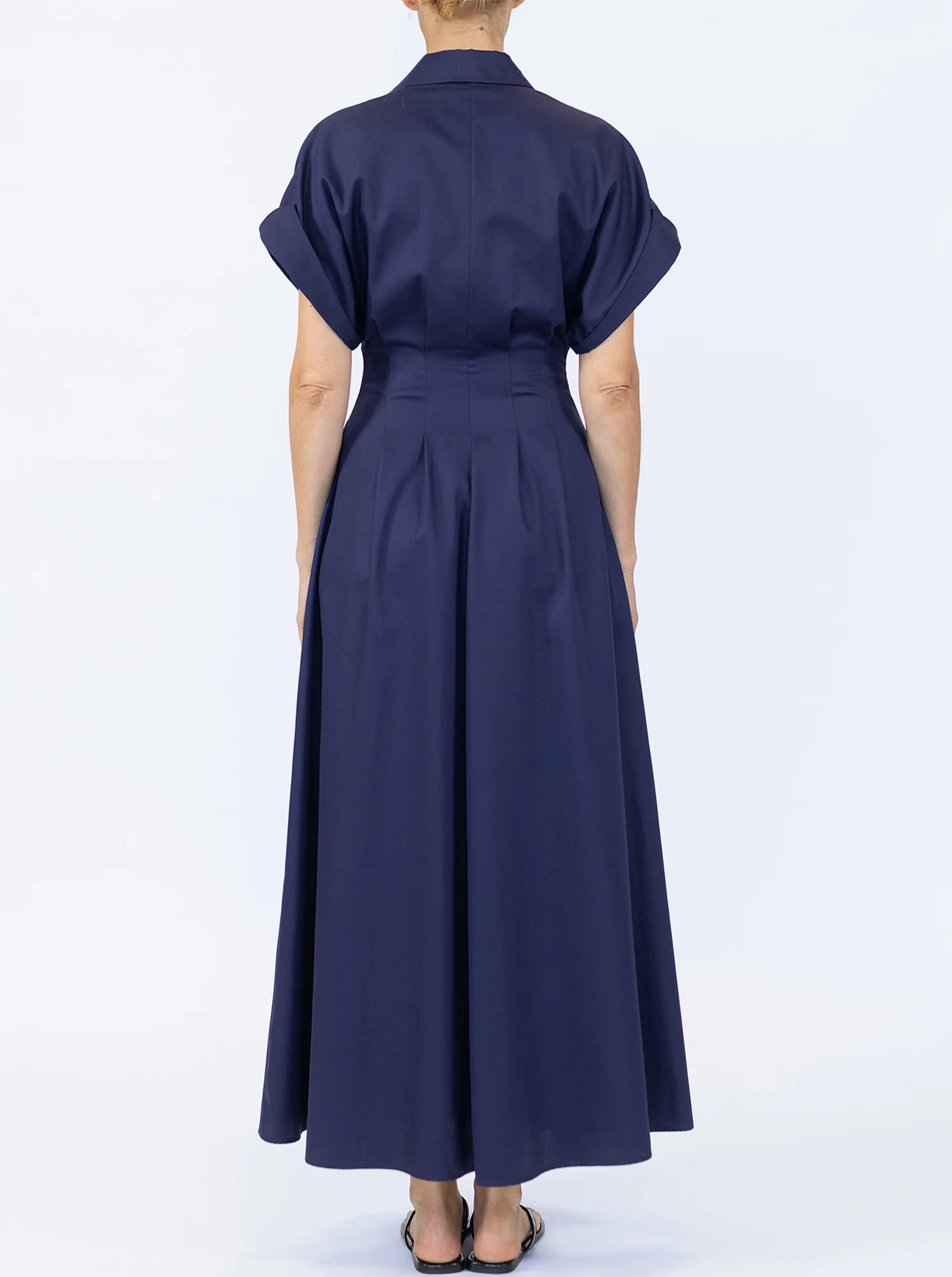 CORSICA Capsleeve shirtdress Deep Sea - Image 4