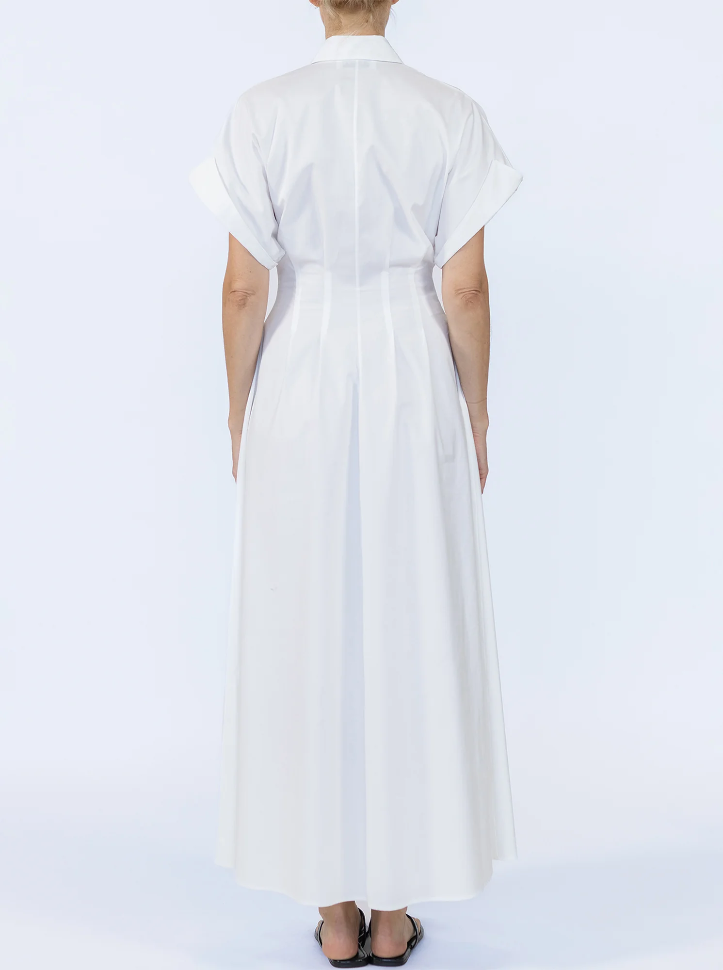 CORSICA Capsleeve shirtdress White - Image 5