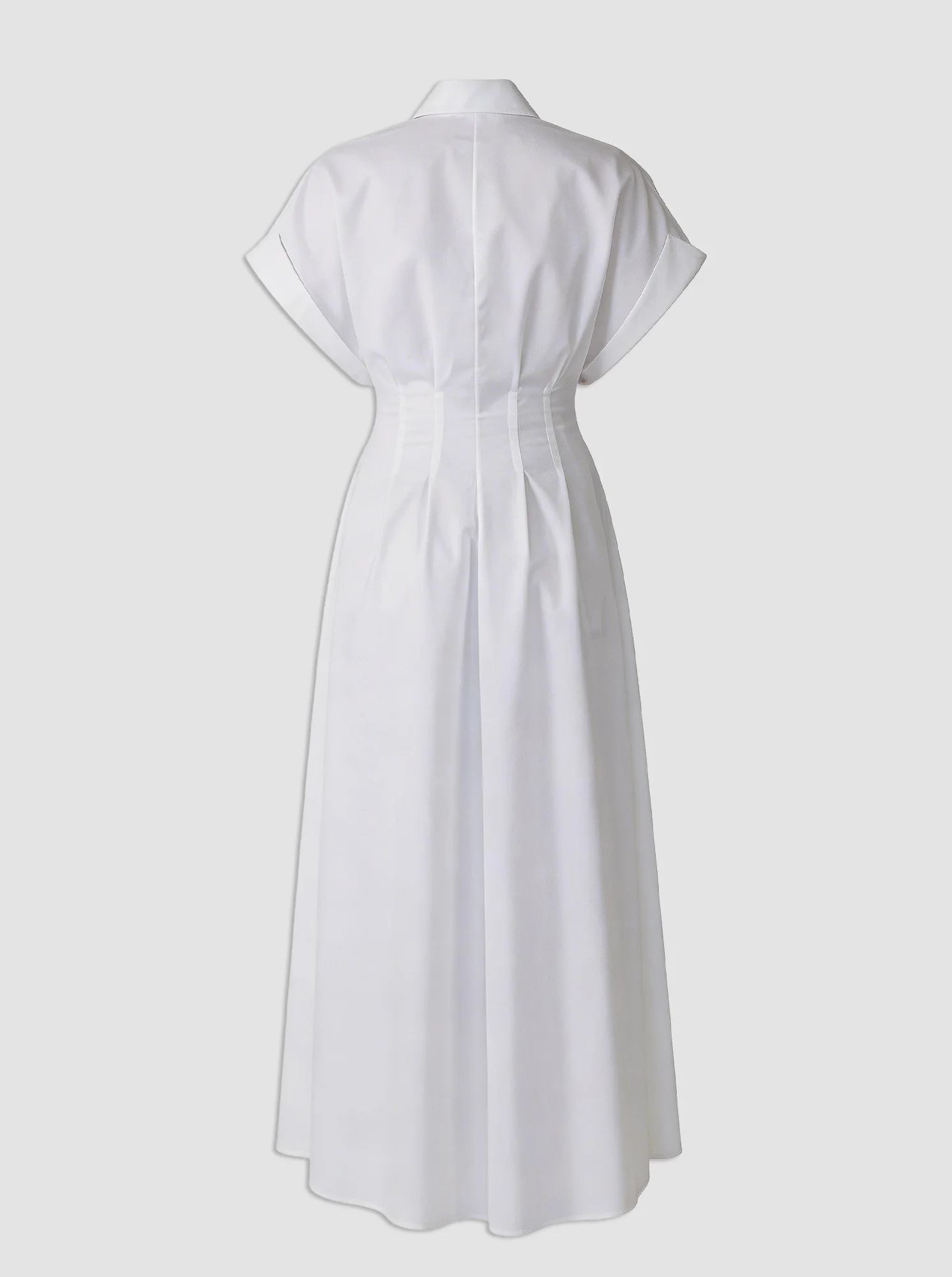 CORSICA Capsleeve shirtdress White - Image 6