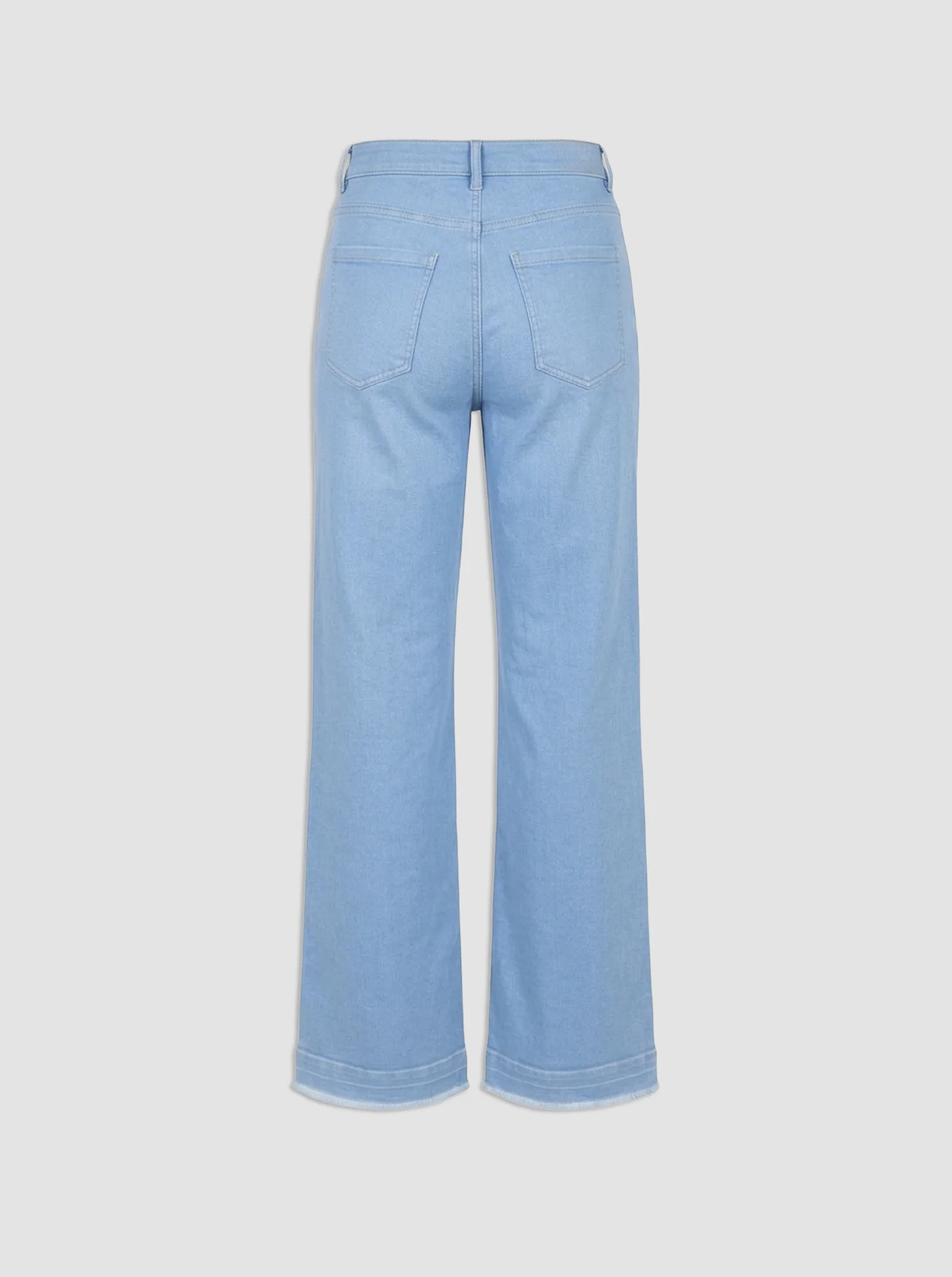 JERRY High rise flare jeans Pale Blue - Image 7