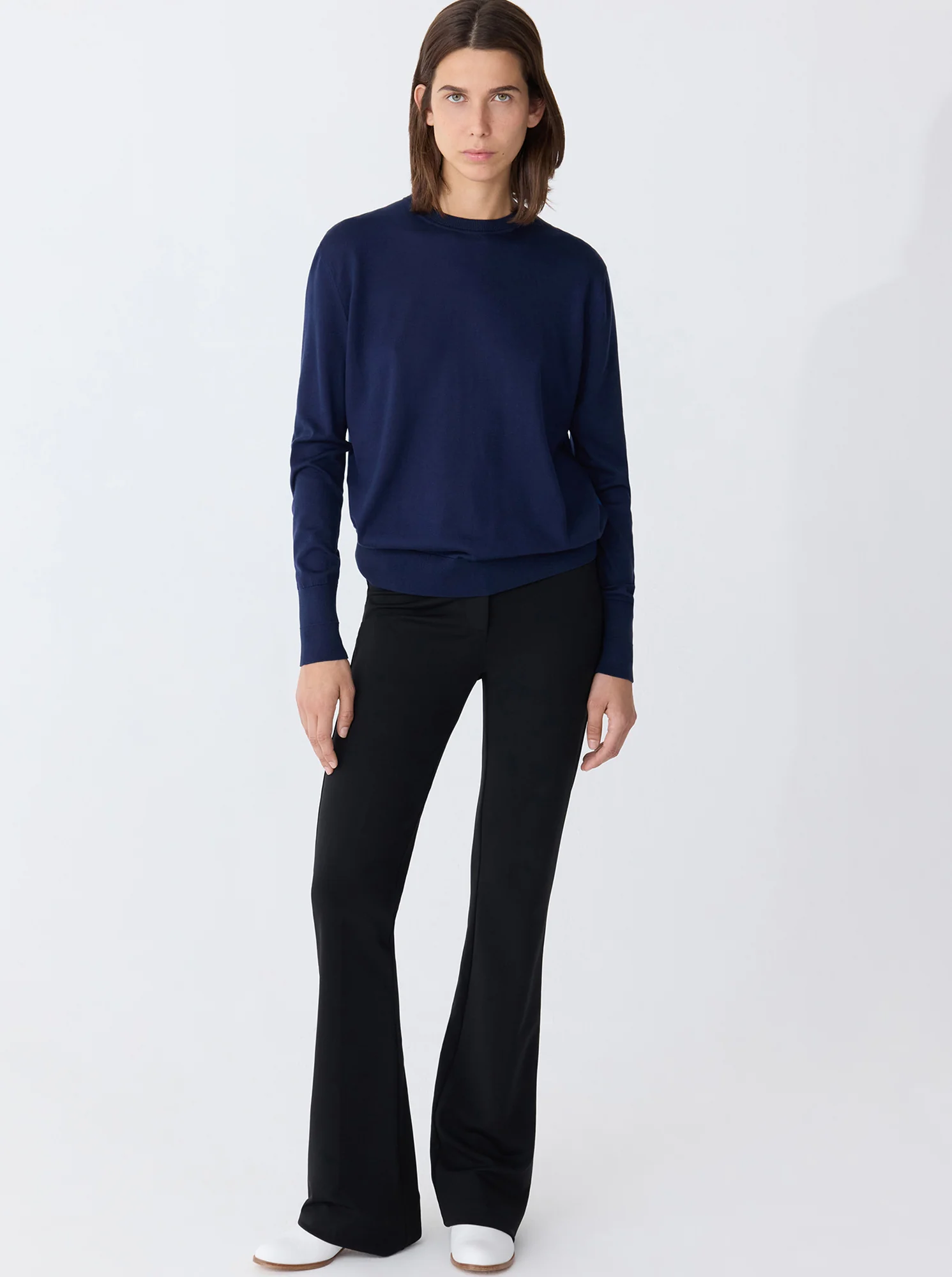 JULES Stretch Flare Pant Black - Image 4