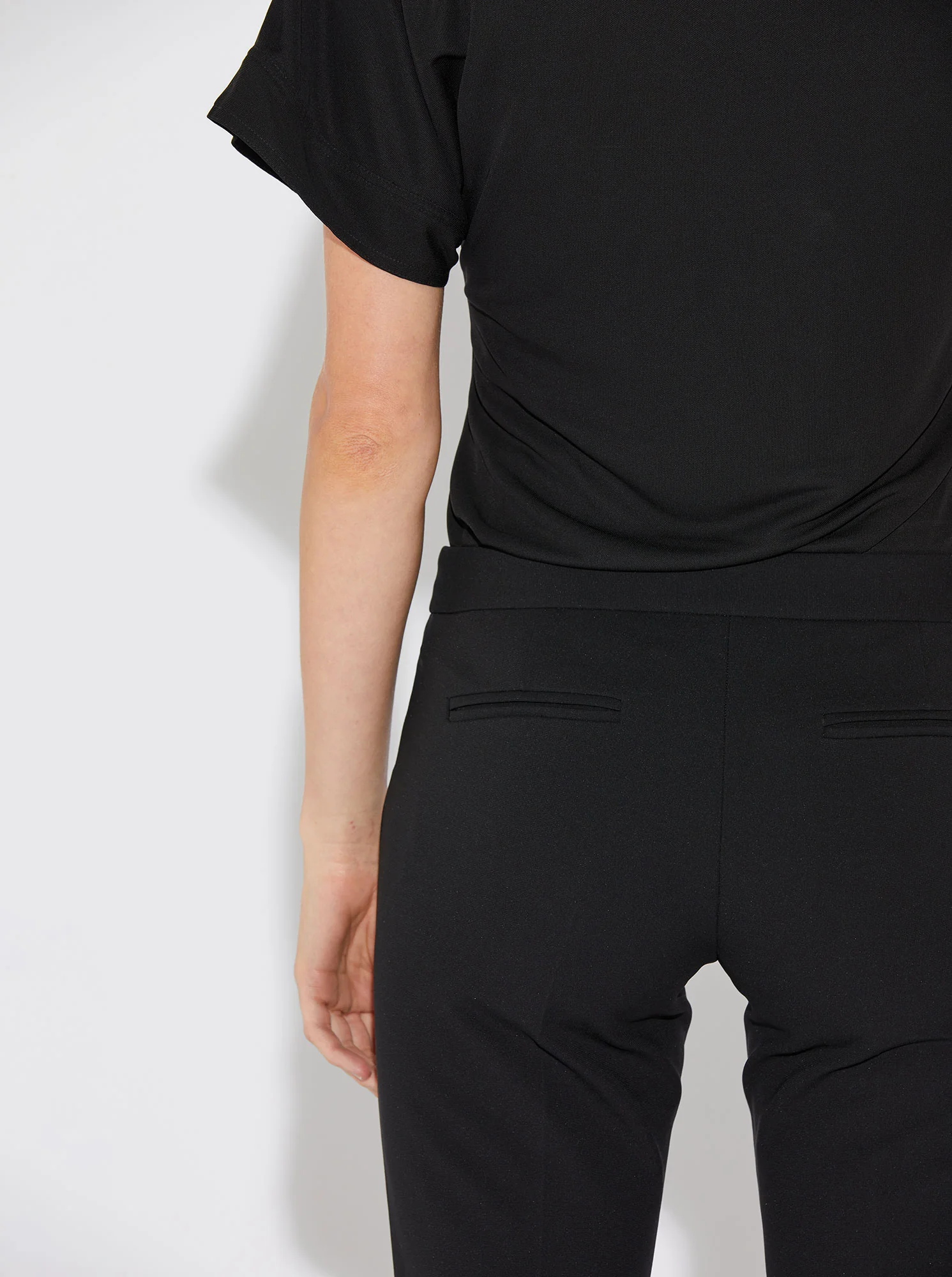 JULES Stretch Flare Pant Black - Image 6