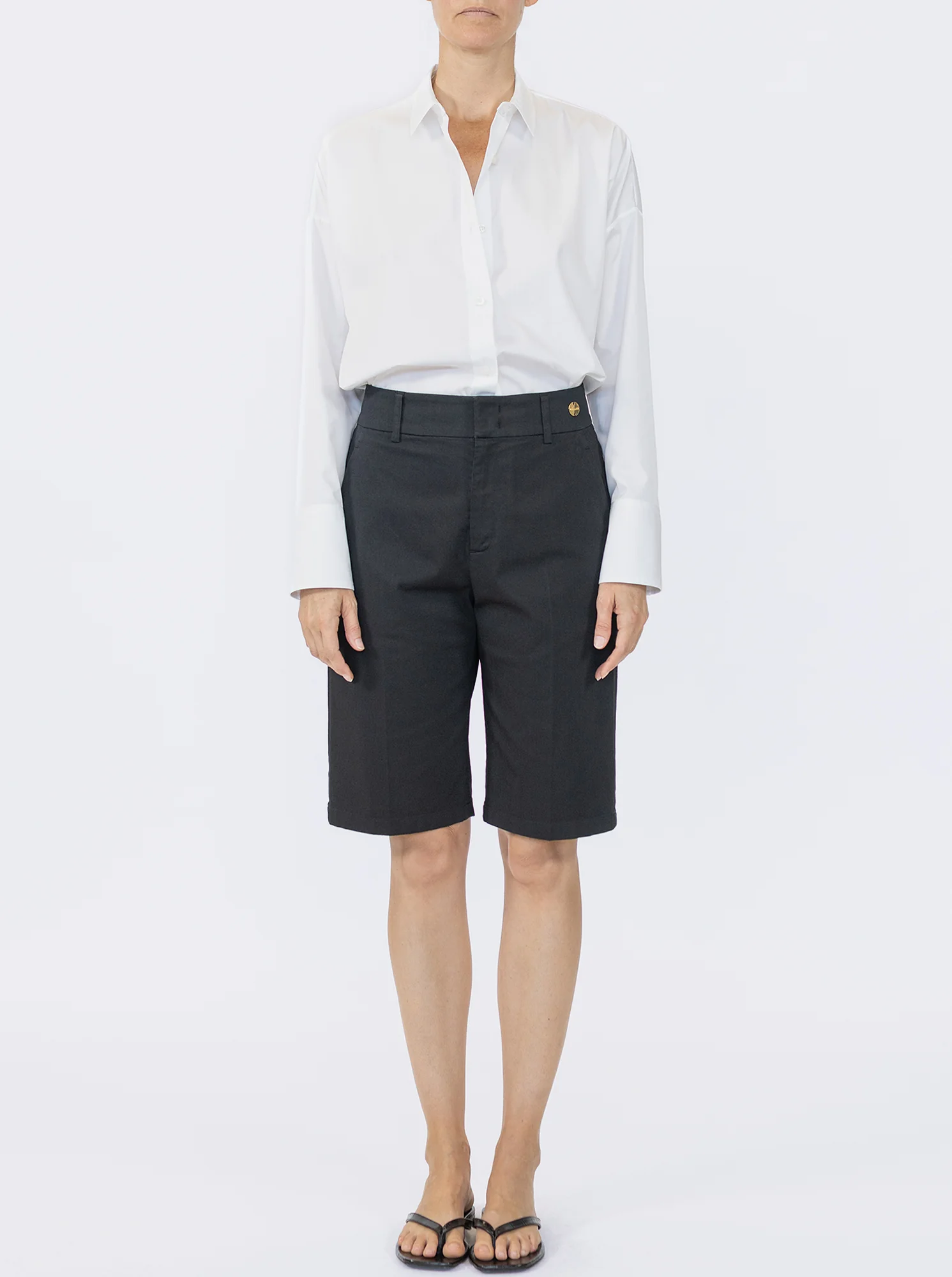 KASMIN Tailored shorts Black - Image 4