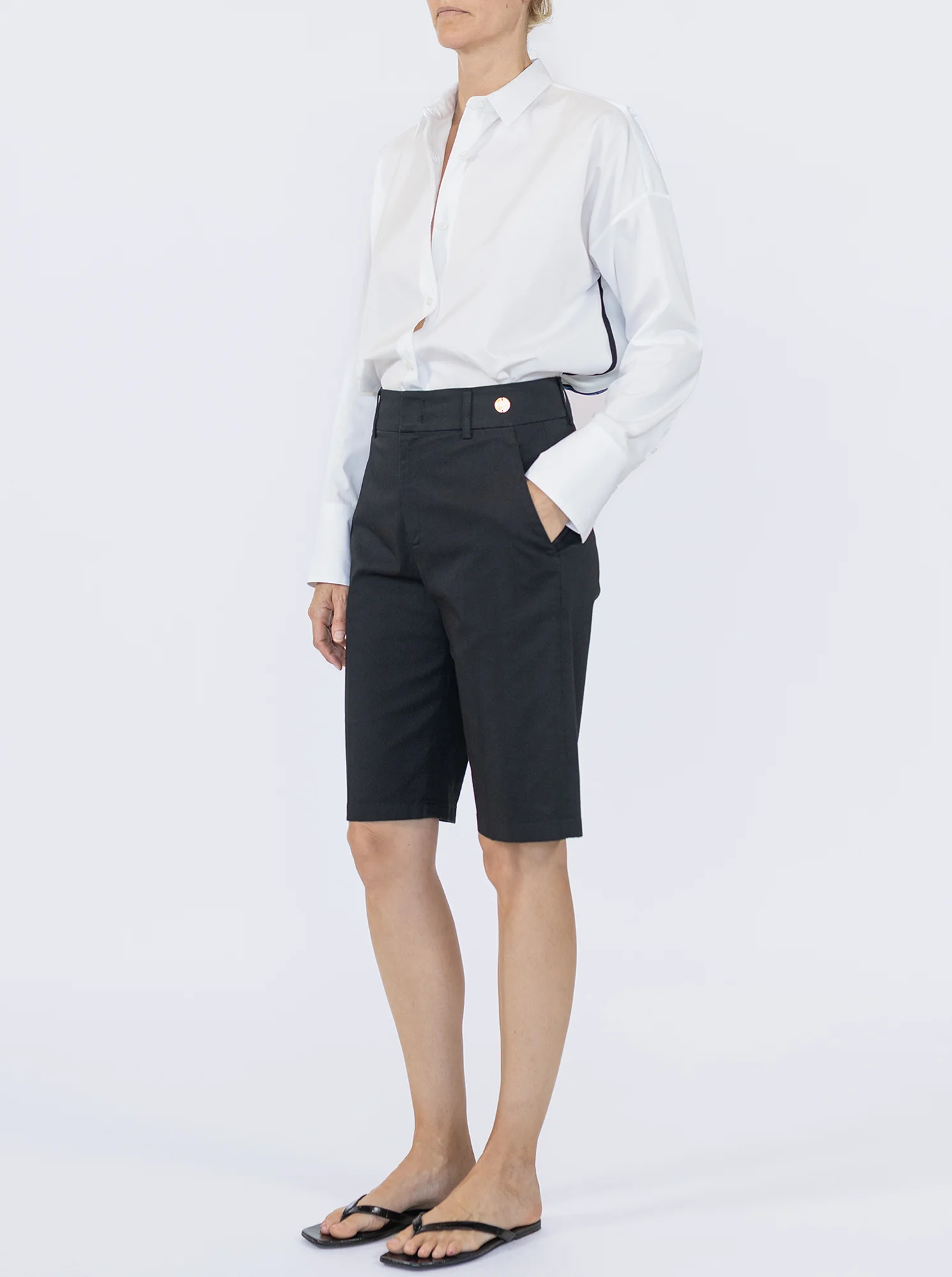 KASMIN Tailored shorts Black - Image 5