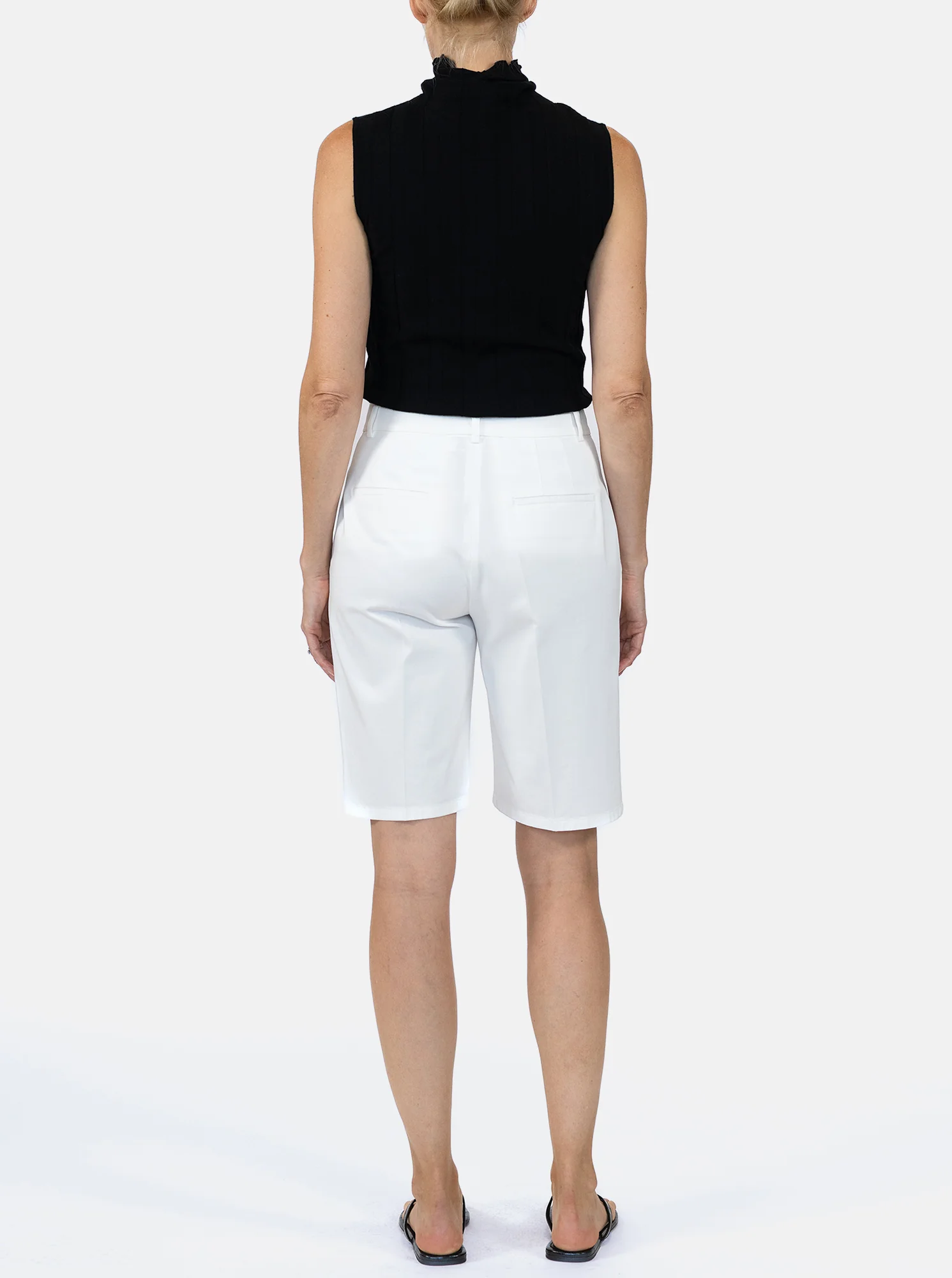 KASMIN Tailored shorts White - Image 5
