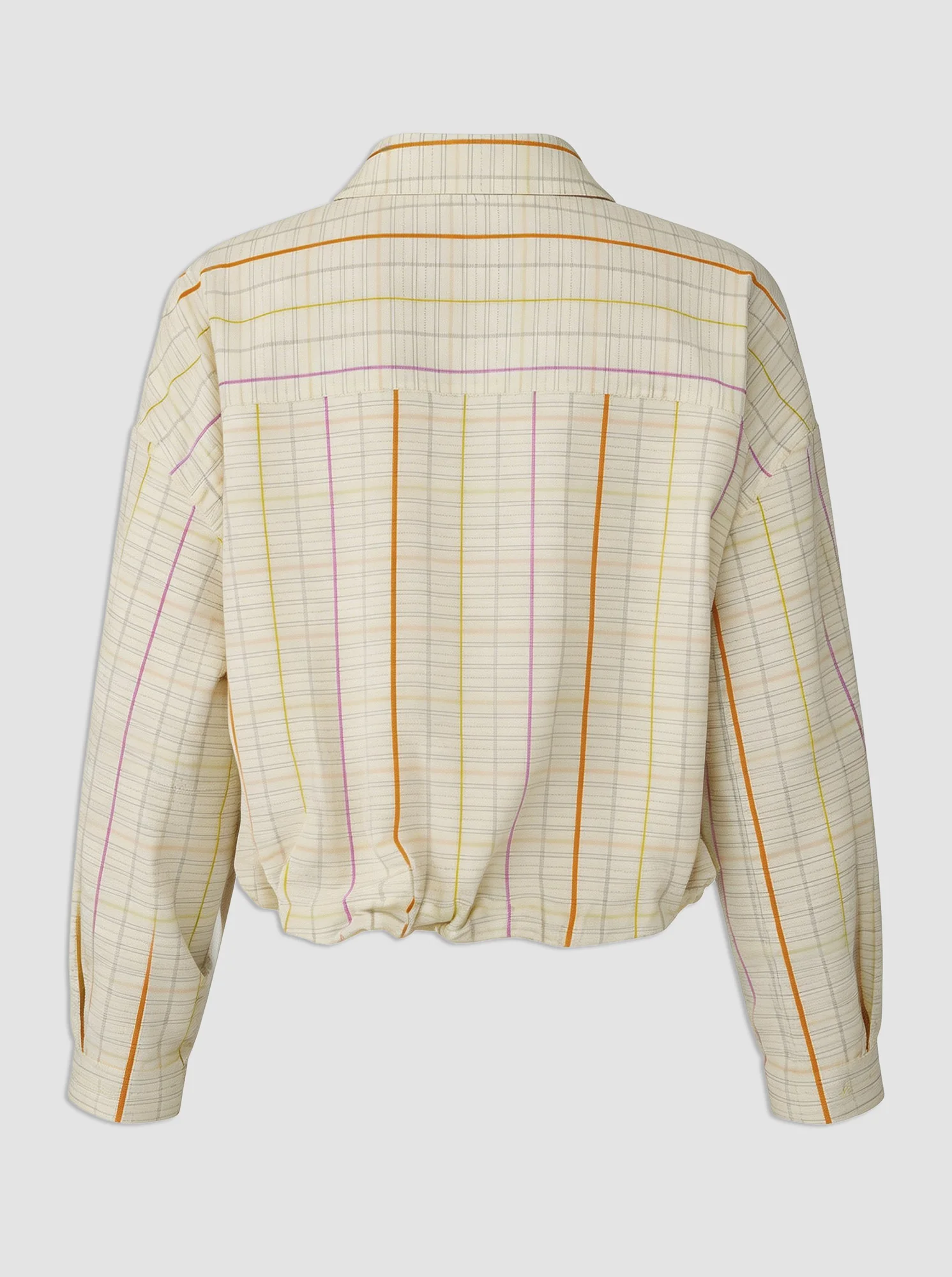 LILLE Blouson hem shirt Natural - Image 5