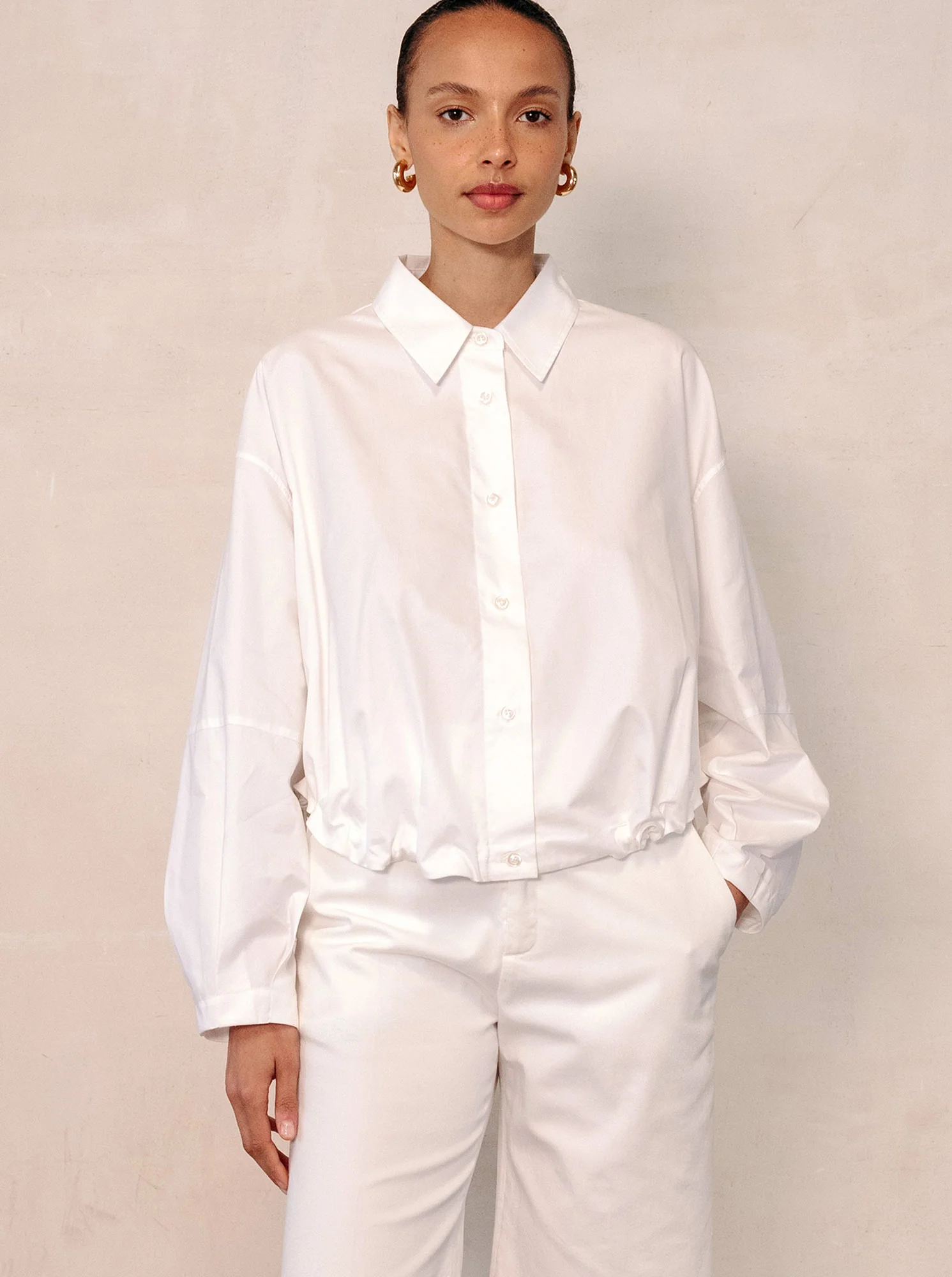 LILLE Blouson shirt White