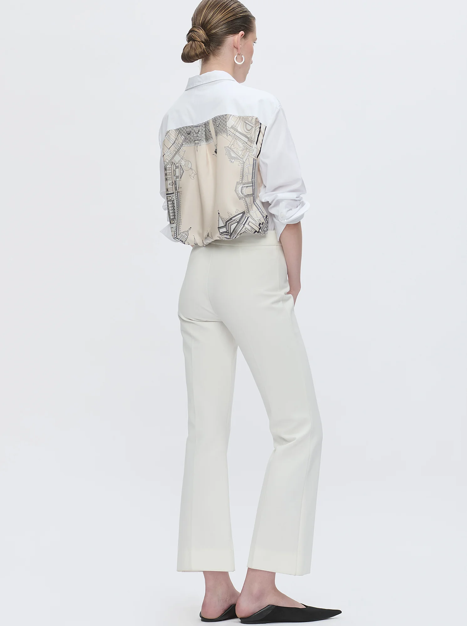 LOLA Jersey crop Pant White - Image 4
