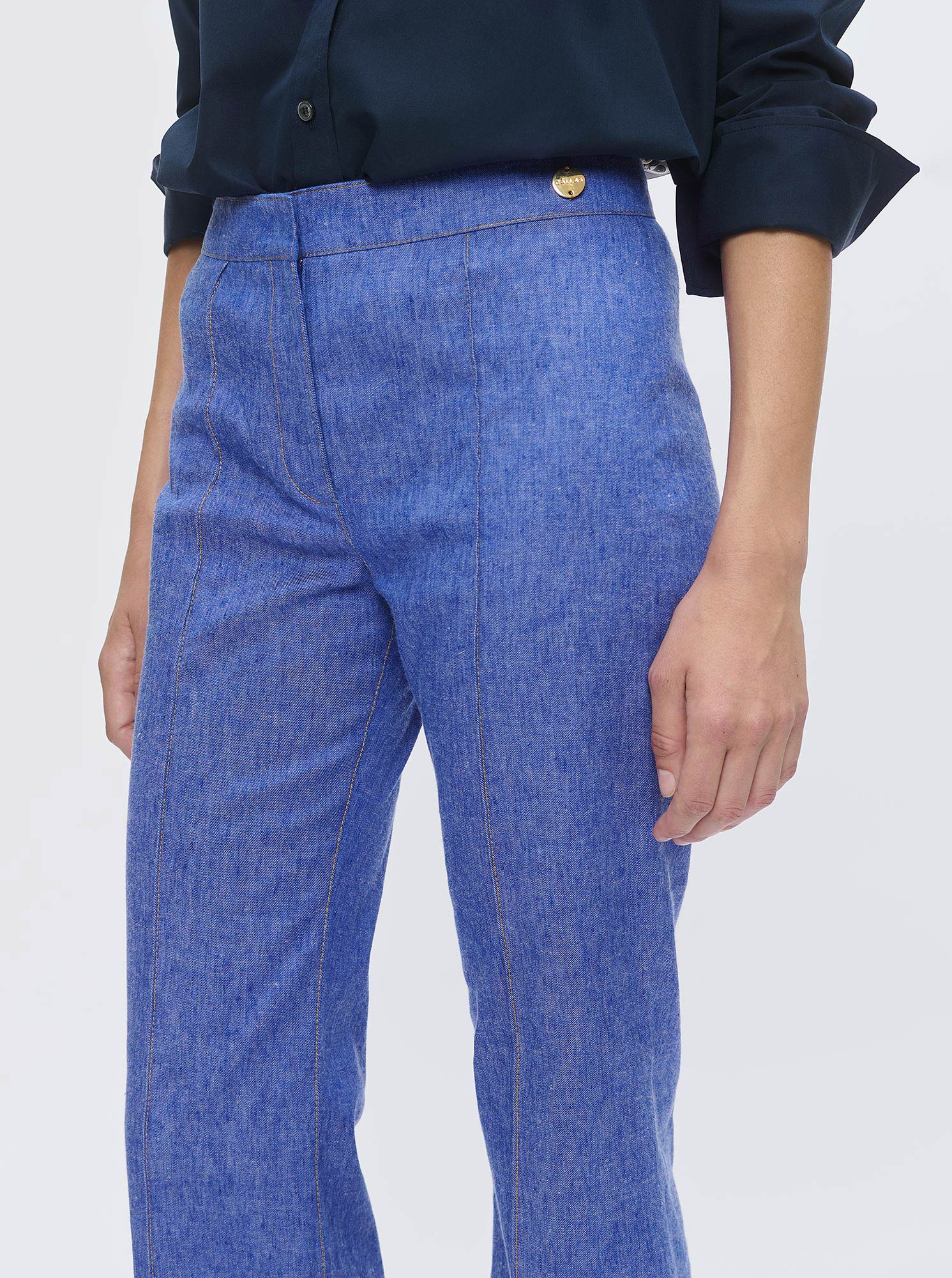 LOLA Stretch crop Jean Blue Indigo - Image 3