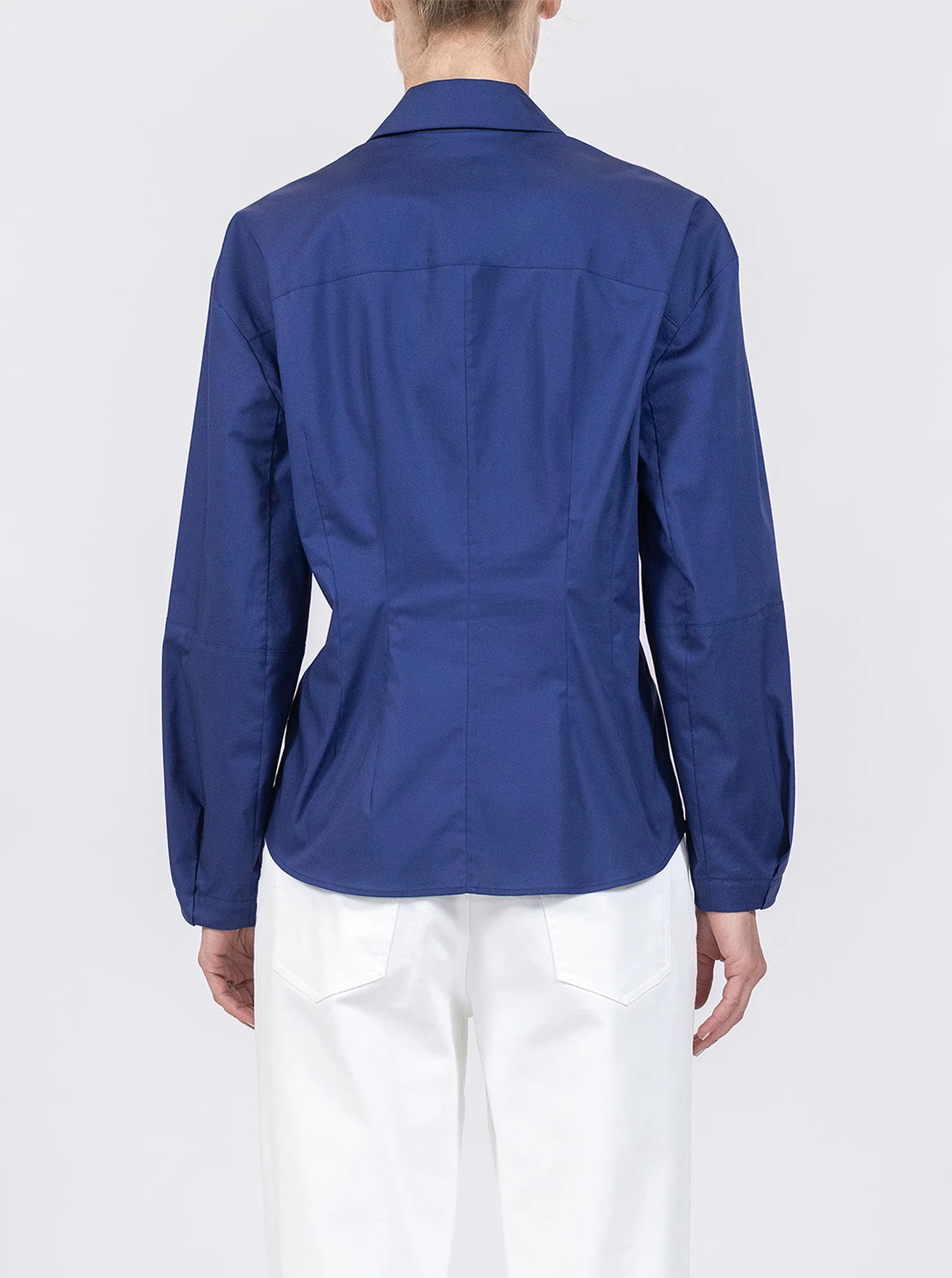 LUCIA Lantern sleeve shirt Ocean - Image 3