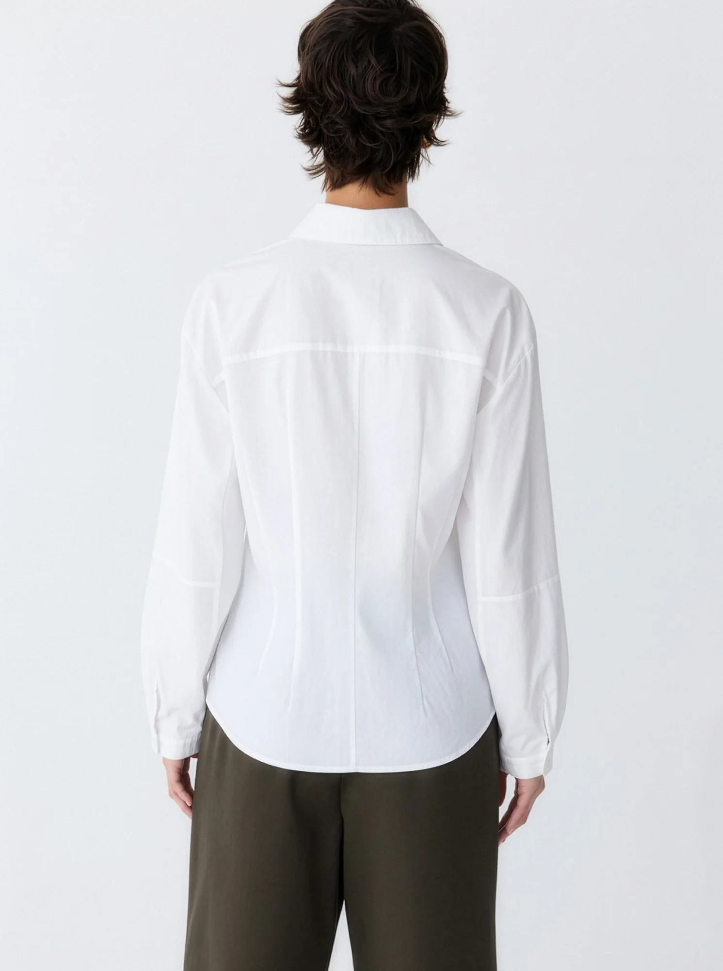 LUCIA Lantern Sleeve Shirt White - Image 3