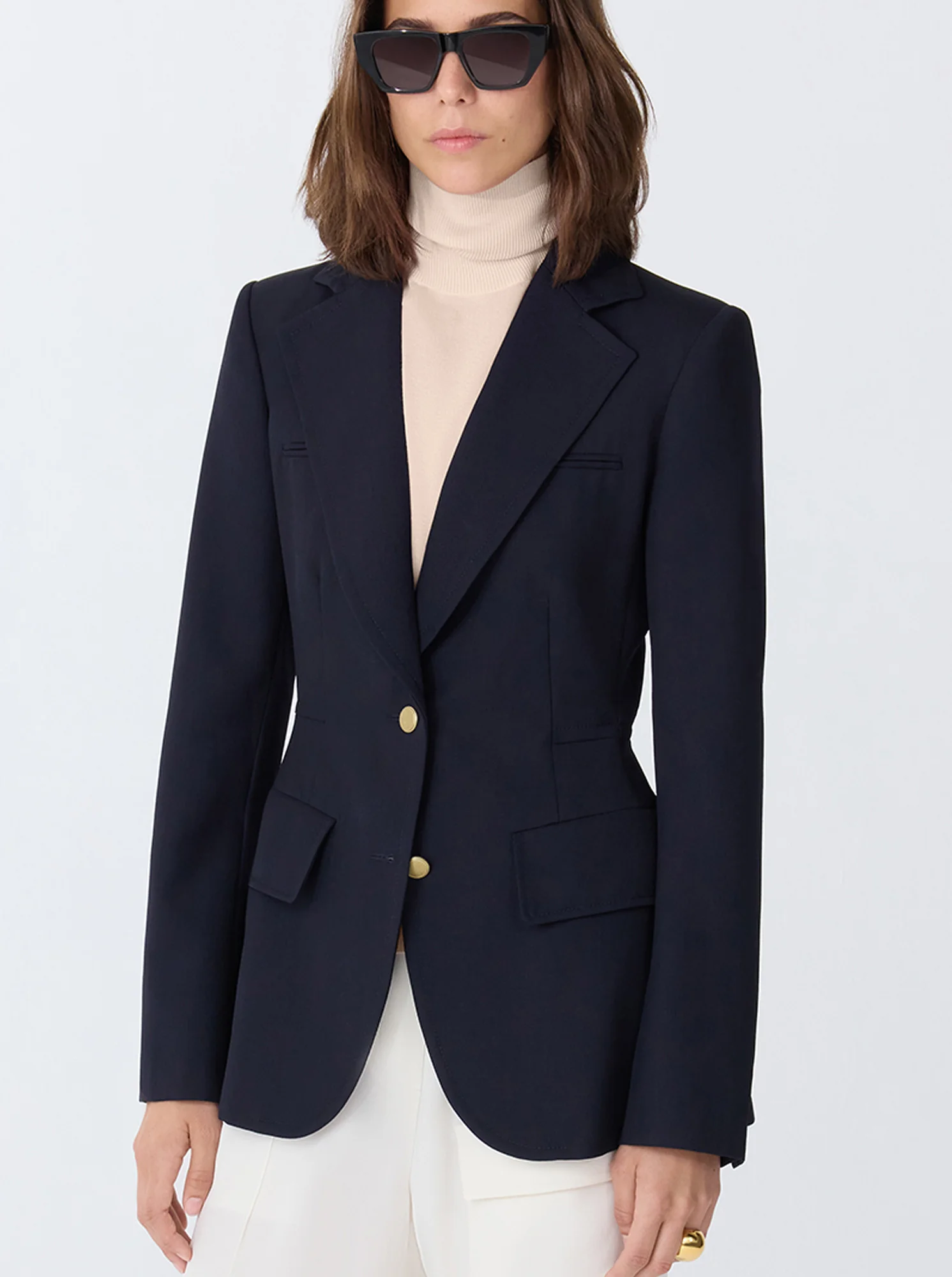NEPTUNE 2 Button Blazer Navy - Image 3