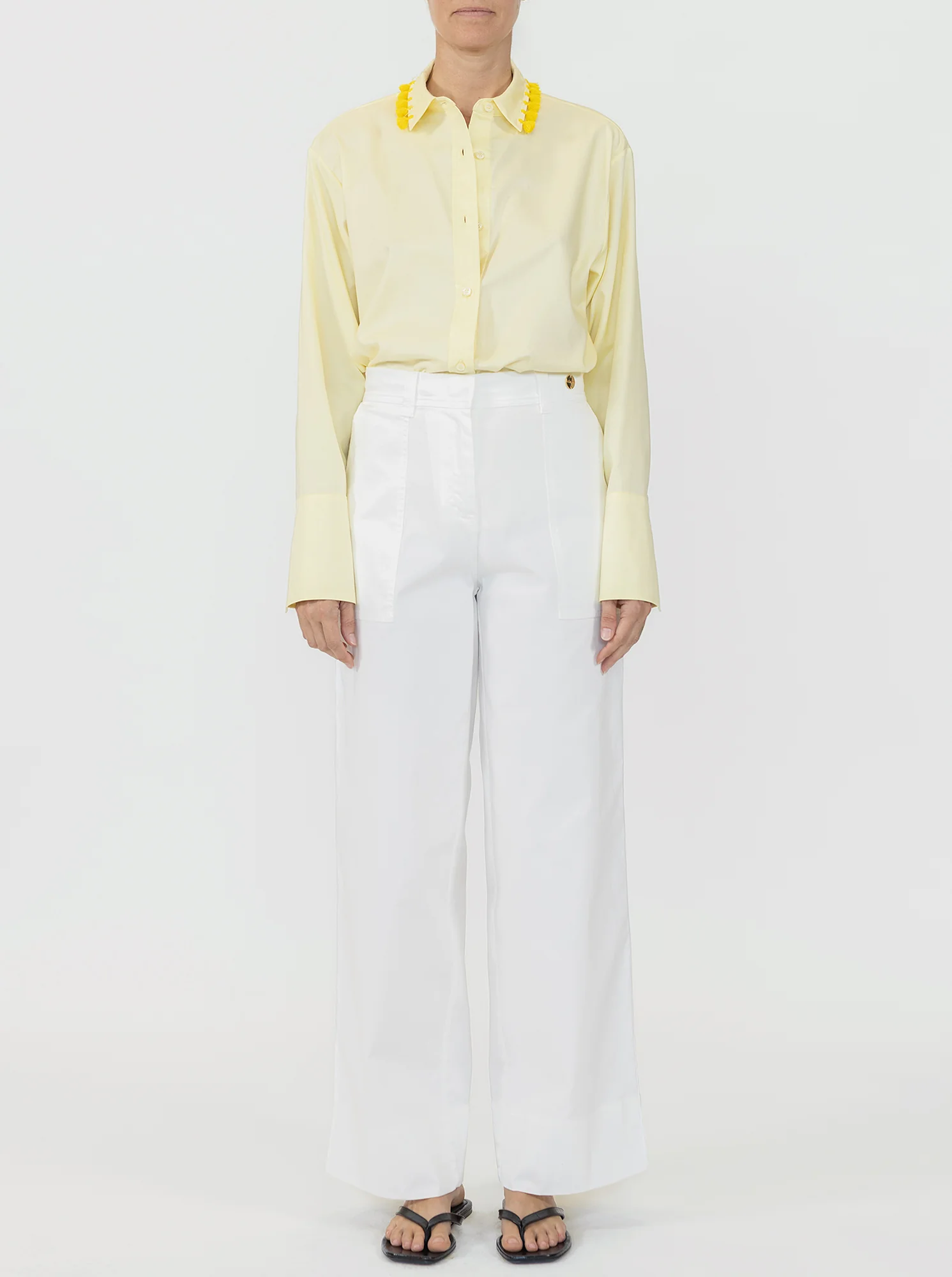 SAILOR Wide leg pant White - Image 3