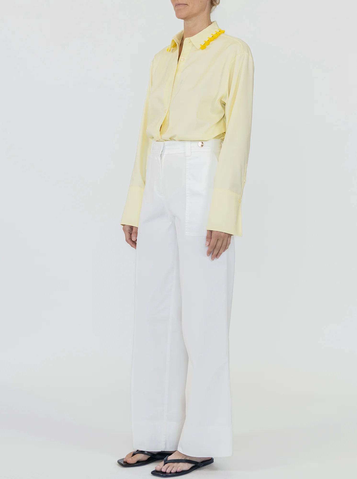 SAILOR Wide leg pant White - Image 4
