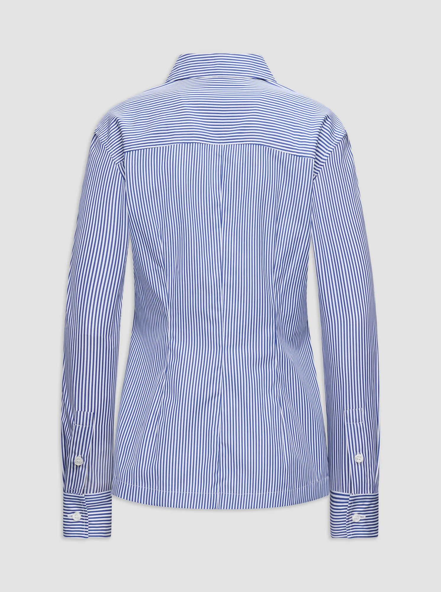 SIERRA Shirt Navy/White Stripe - Image 4