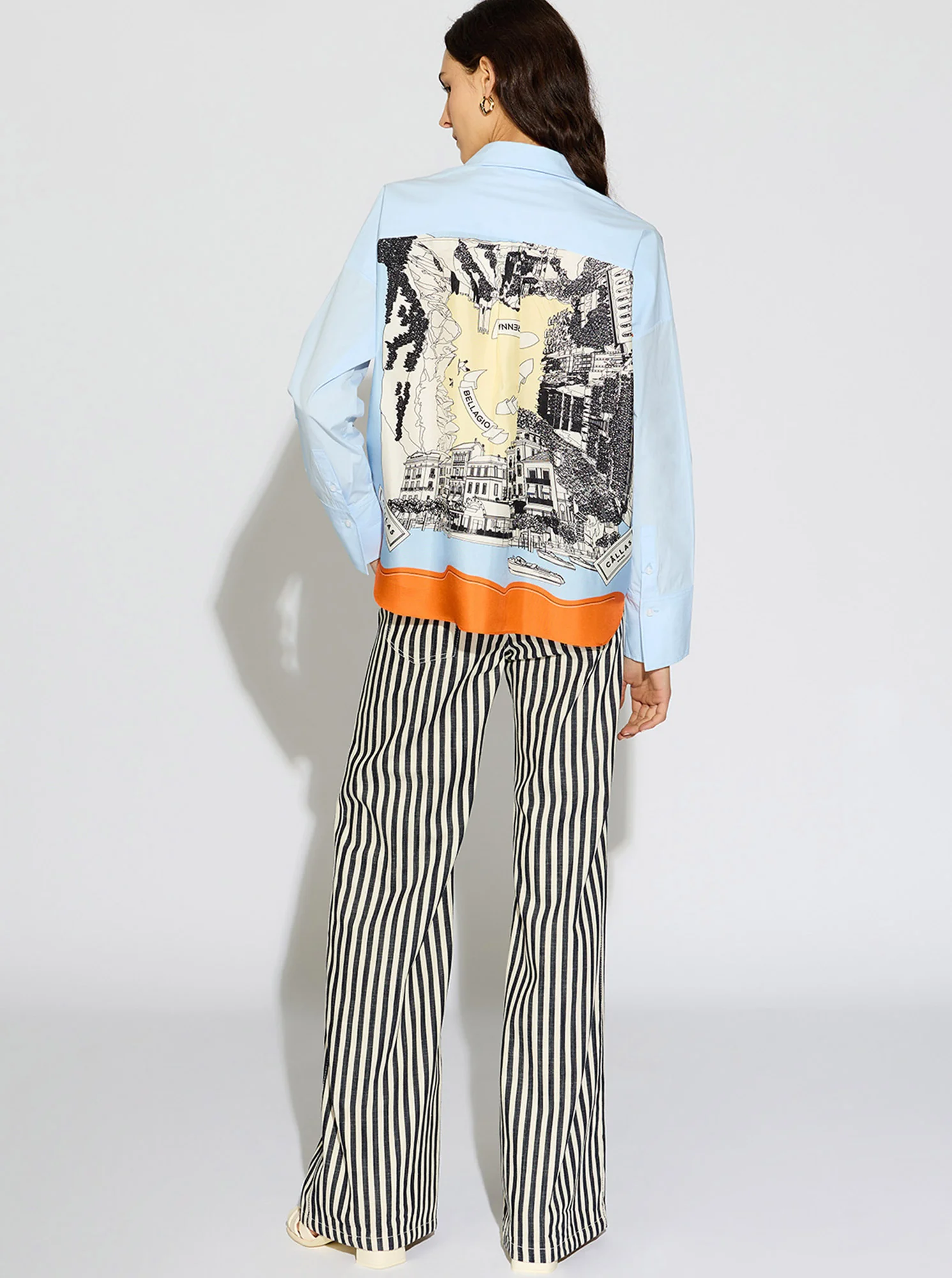 SIRENE Como Lake shirt Pale Blue - Image 3