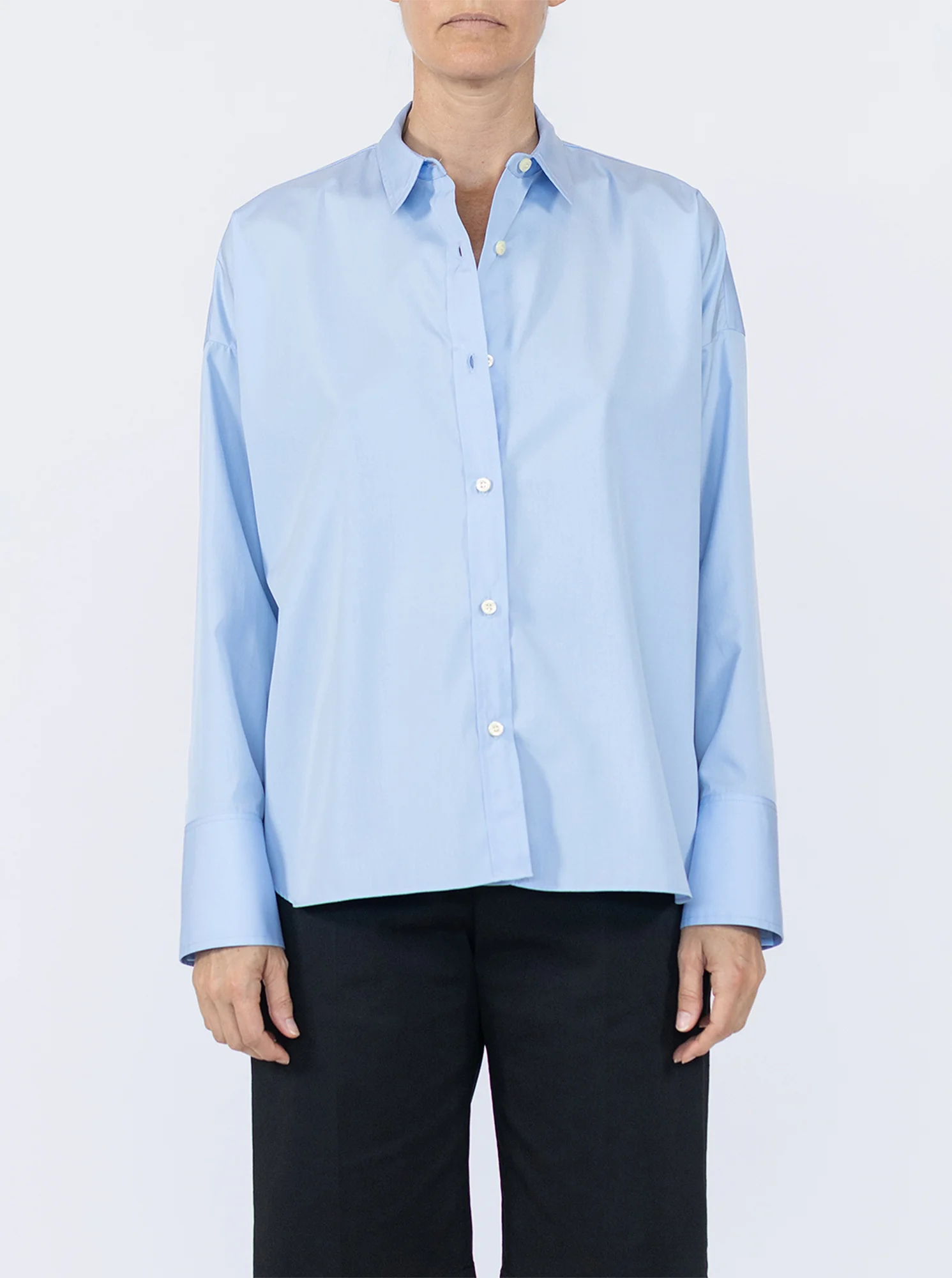 SIRENE Scarf back shirt Pale Blue/Lagoon - Image 3