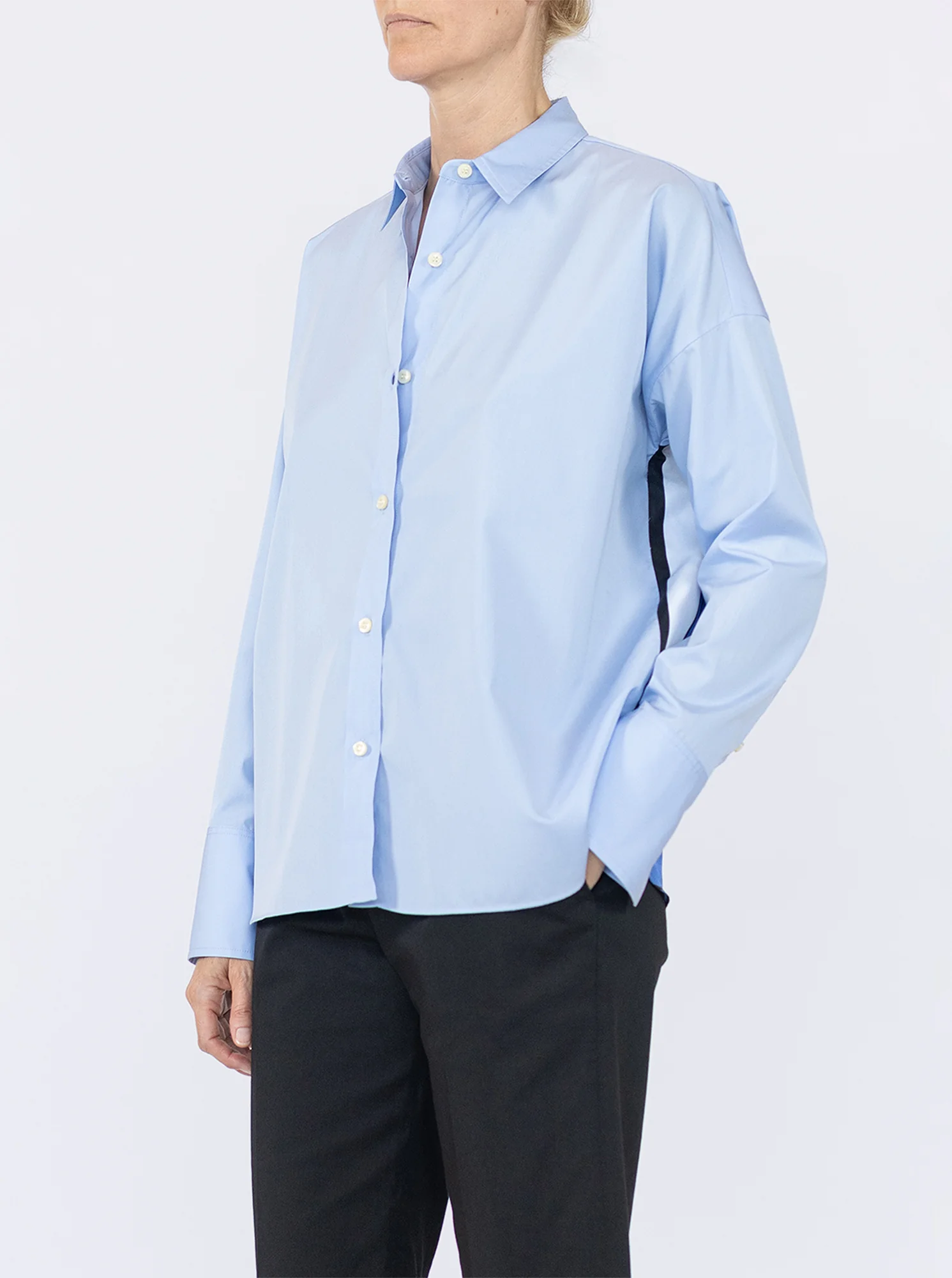 SIRENE Scarf back shirt Pale Blue/Lagoon - Image 5