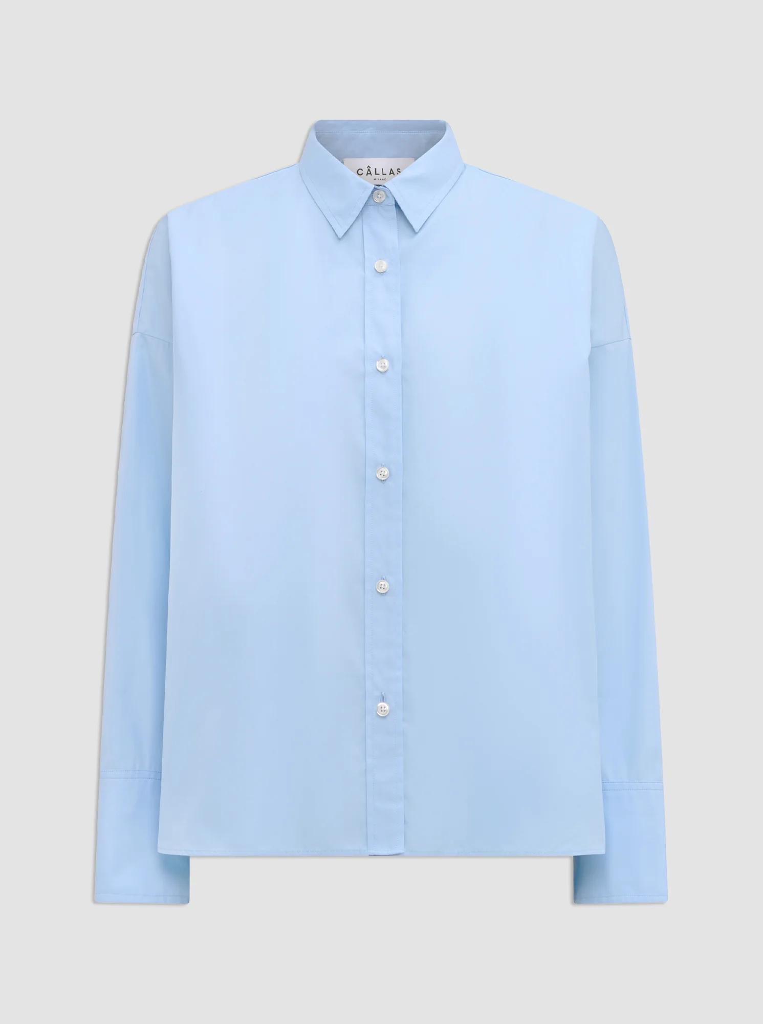 SIRENE Scarf back shirt Pale Blue/Lagoon - Image 6