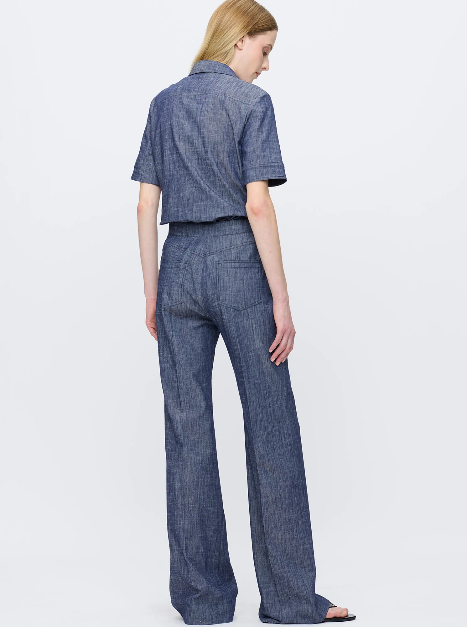 TONNE High rise jean Navy denim - Image 3