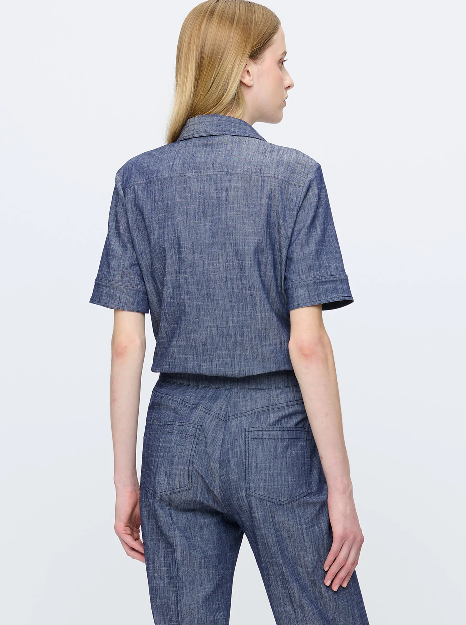 VESPER denim shirt Navy - Image 4